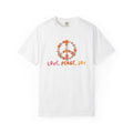 01- Woman Groovy Peance and love Tee /  Tee Peace and love Groovy