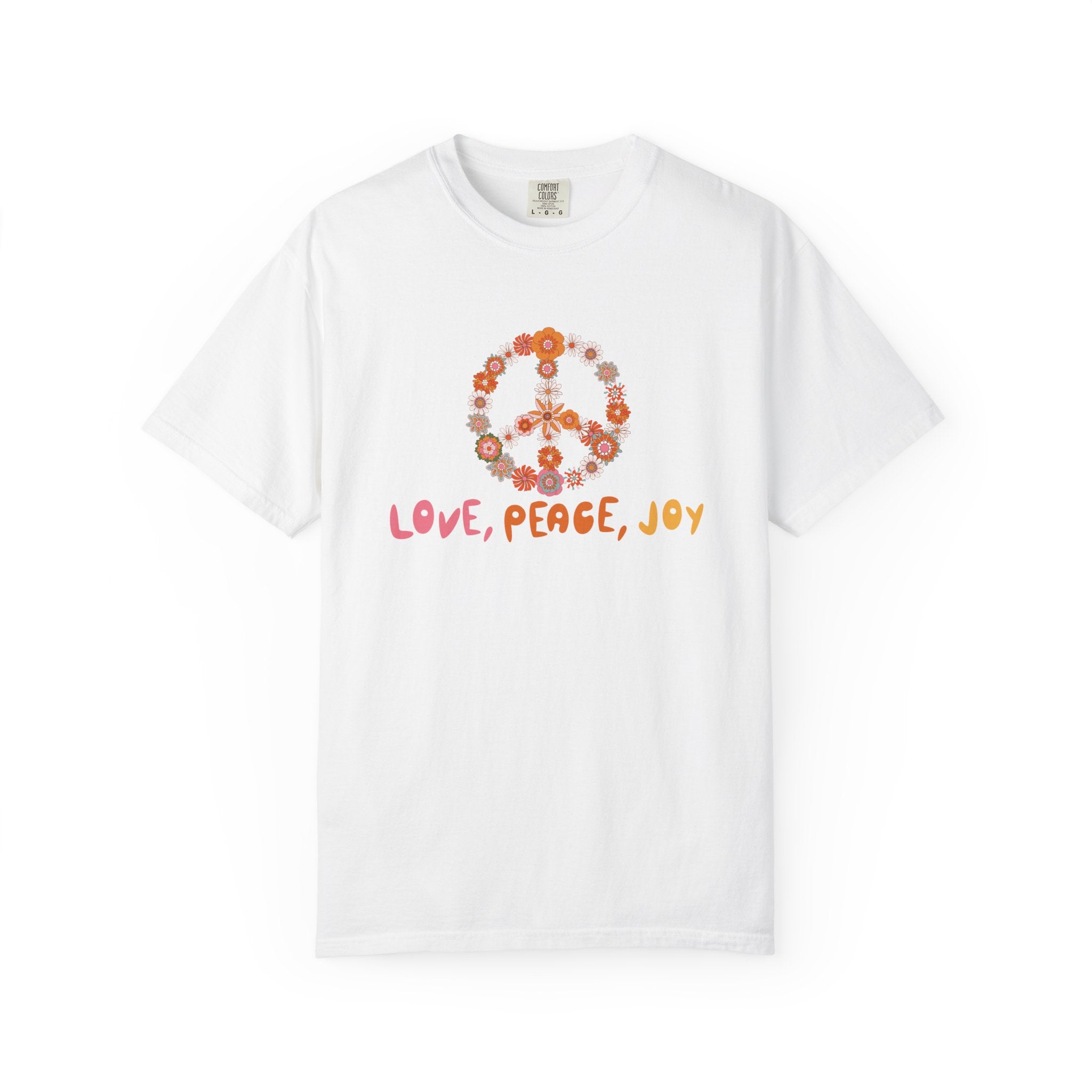 01- Woman Groovy Peance and love Tee /  Tee Peace and love Groovy