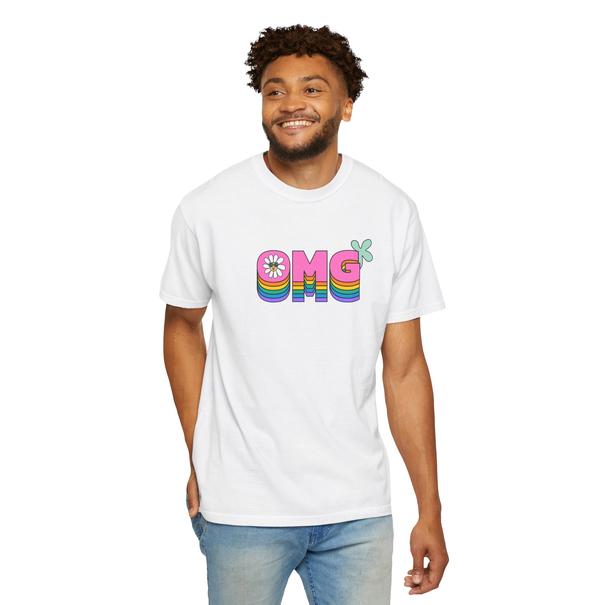 01 - Colorful retro tee 90s 80s / Tee rétro années 90 - 80