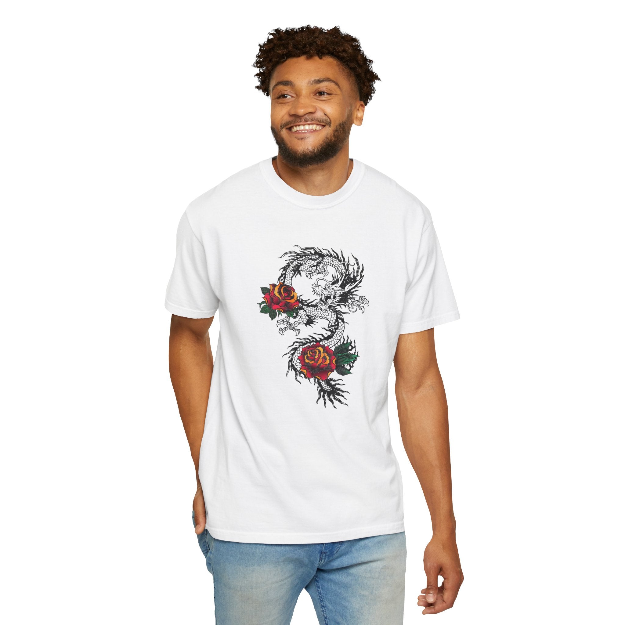01 - Japanese Dragon Graphic Tee  / Tee Dragon Japonais Graphique