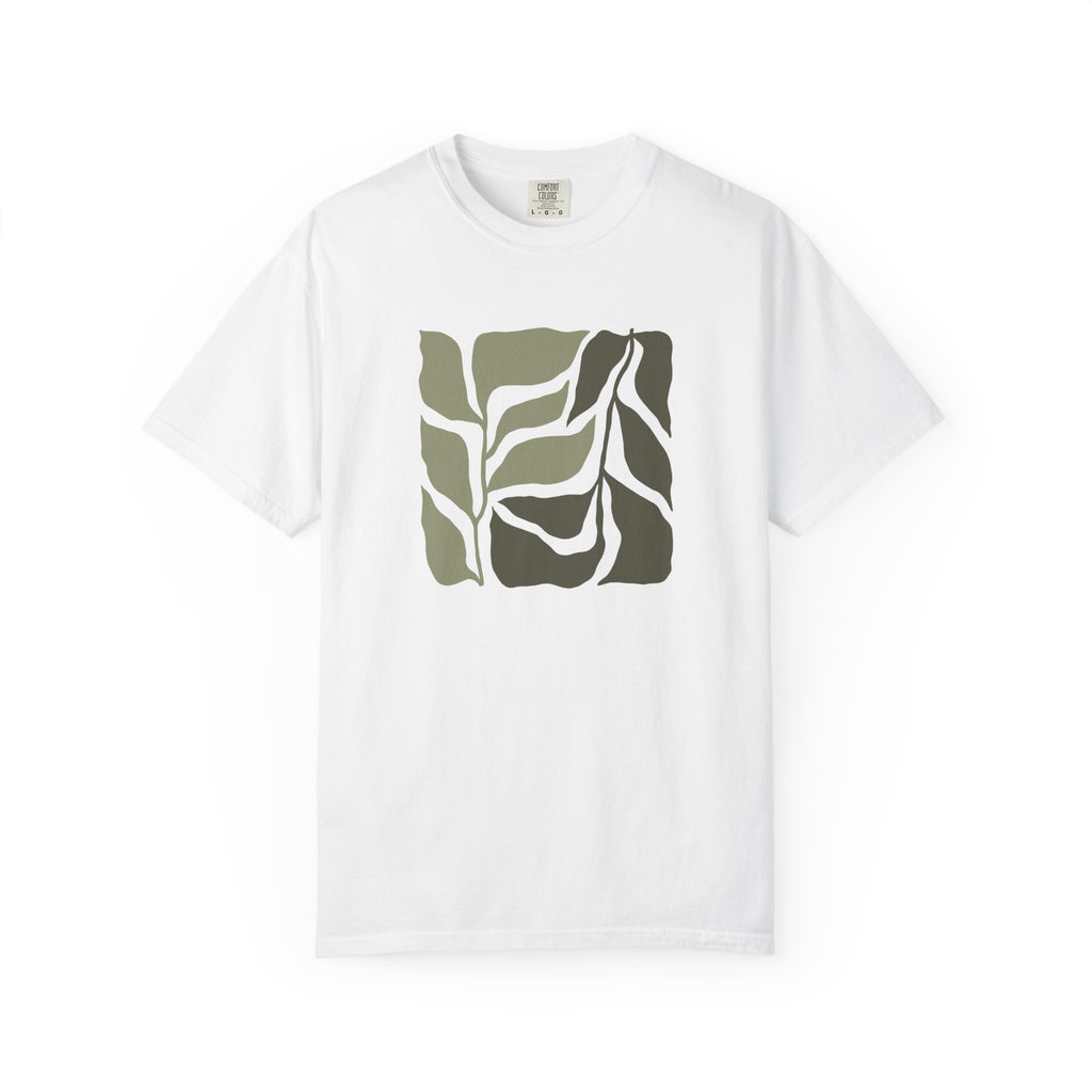01 - Minimal Groovy Leaf Tee