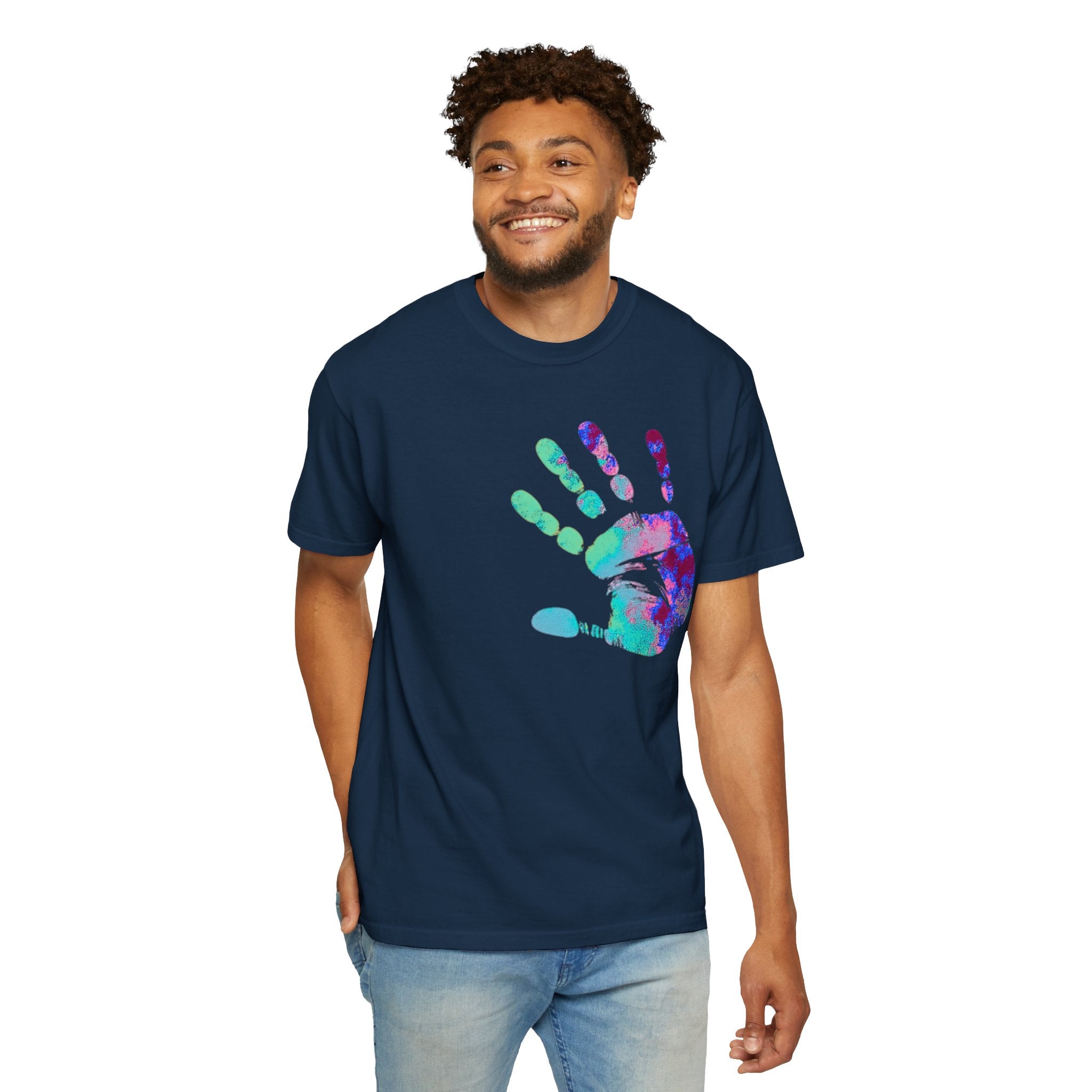 01 - Handprint Tee  / Tee empreinte