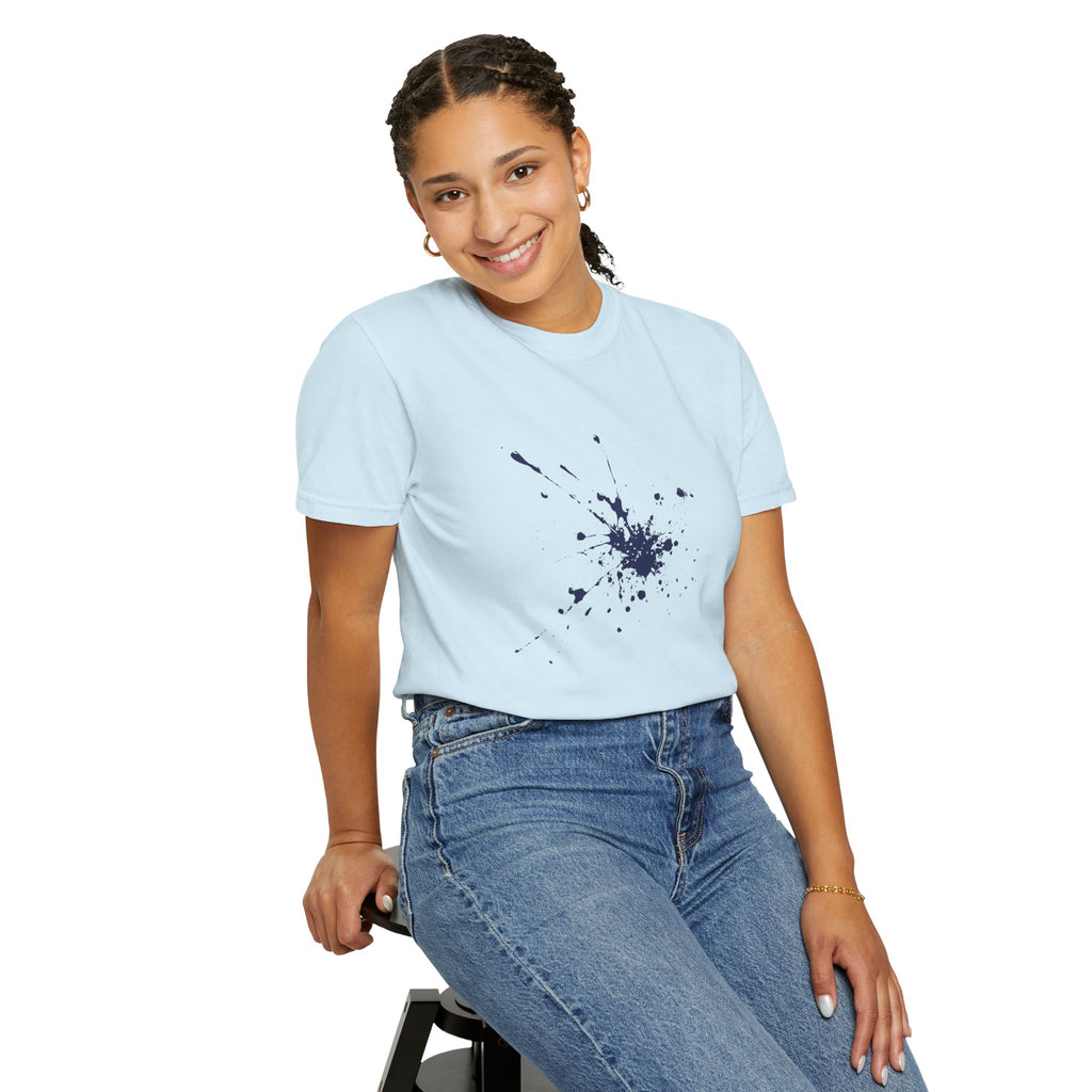 01- Unisex Paint splatter Tee