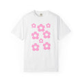 01 - Woman Minimal Groovy Flower Tee / Tee Minimaliste Fleur Fleur Groovy
