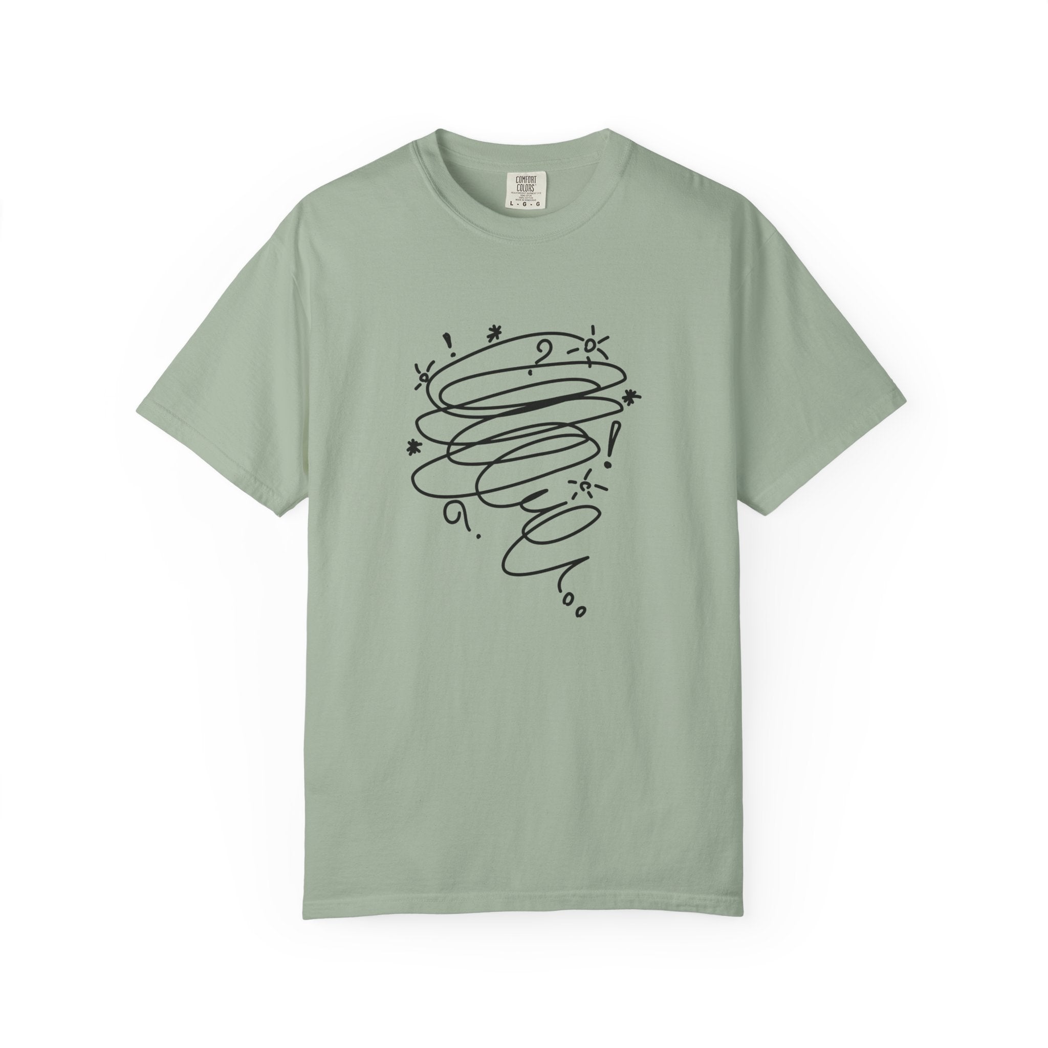 01- Minimal hand drawing Tee / Tee minimaliste dessin