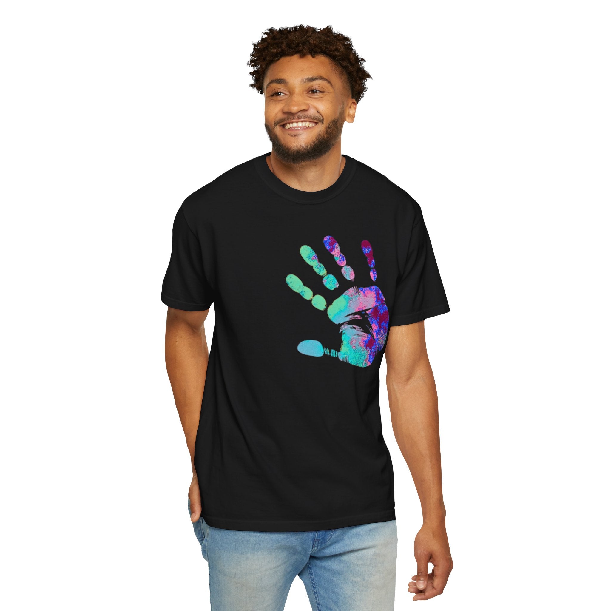 01 - Handprint Tee  / Tee empreinte