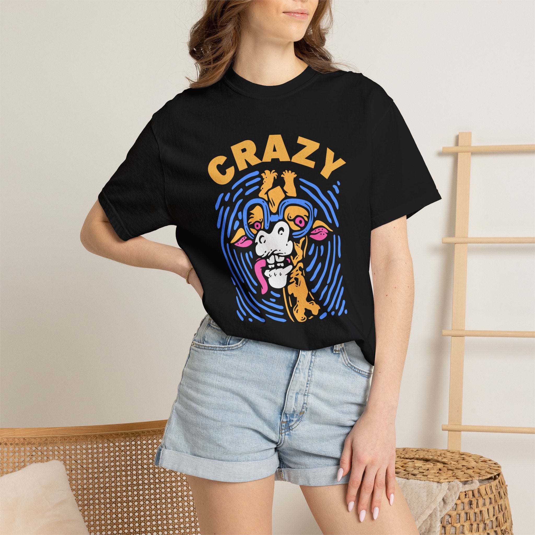 01 - Crazy giraffe Vibe Tee
