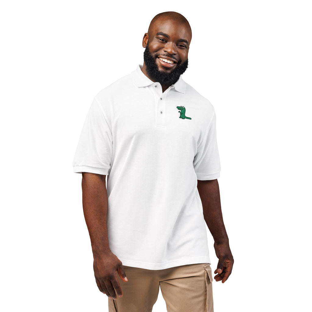01- Embroidered Dino Polo Shirt / Broderie Dino Polo