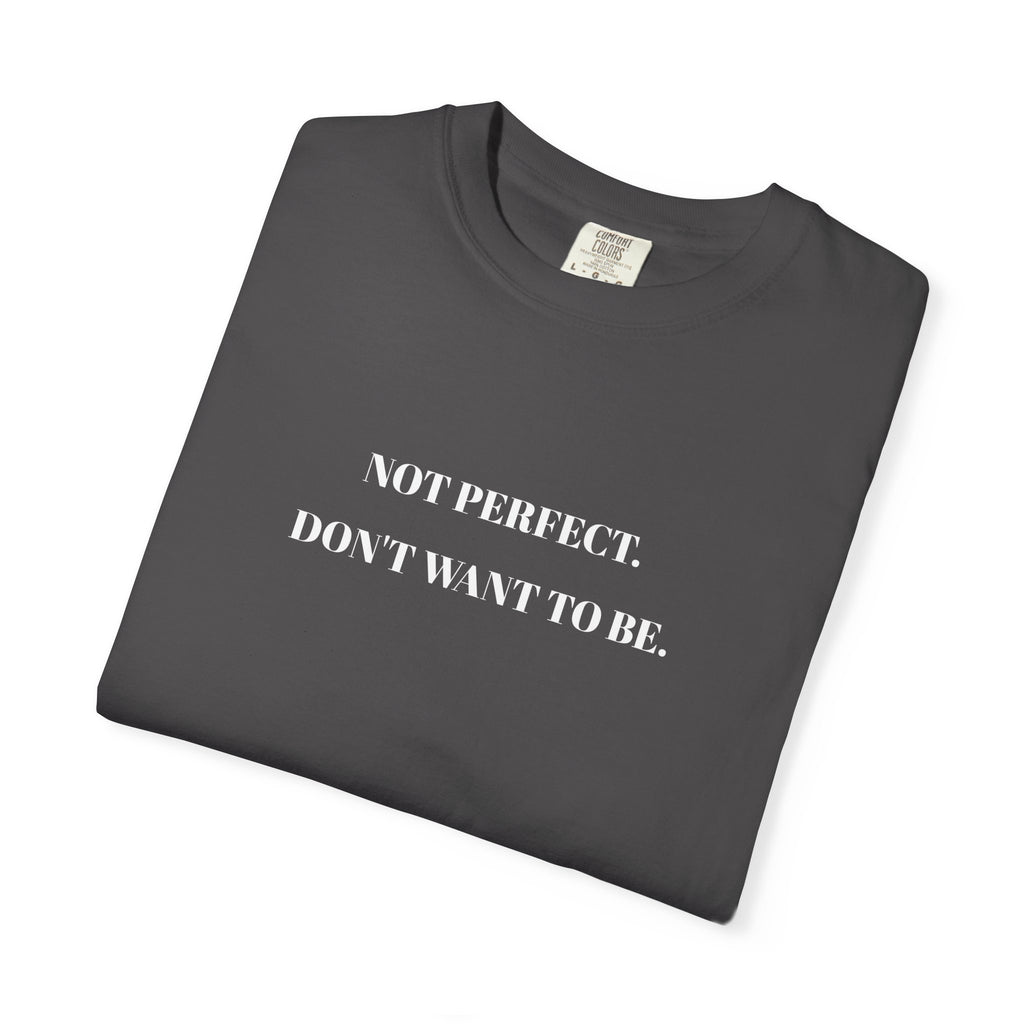 01 - I am not Perfect Black Vibe Tee