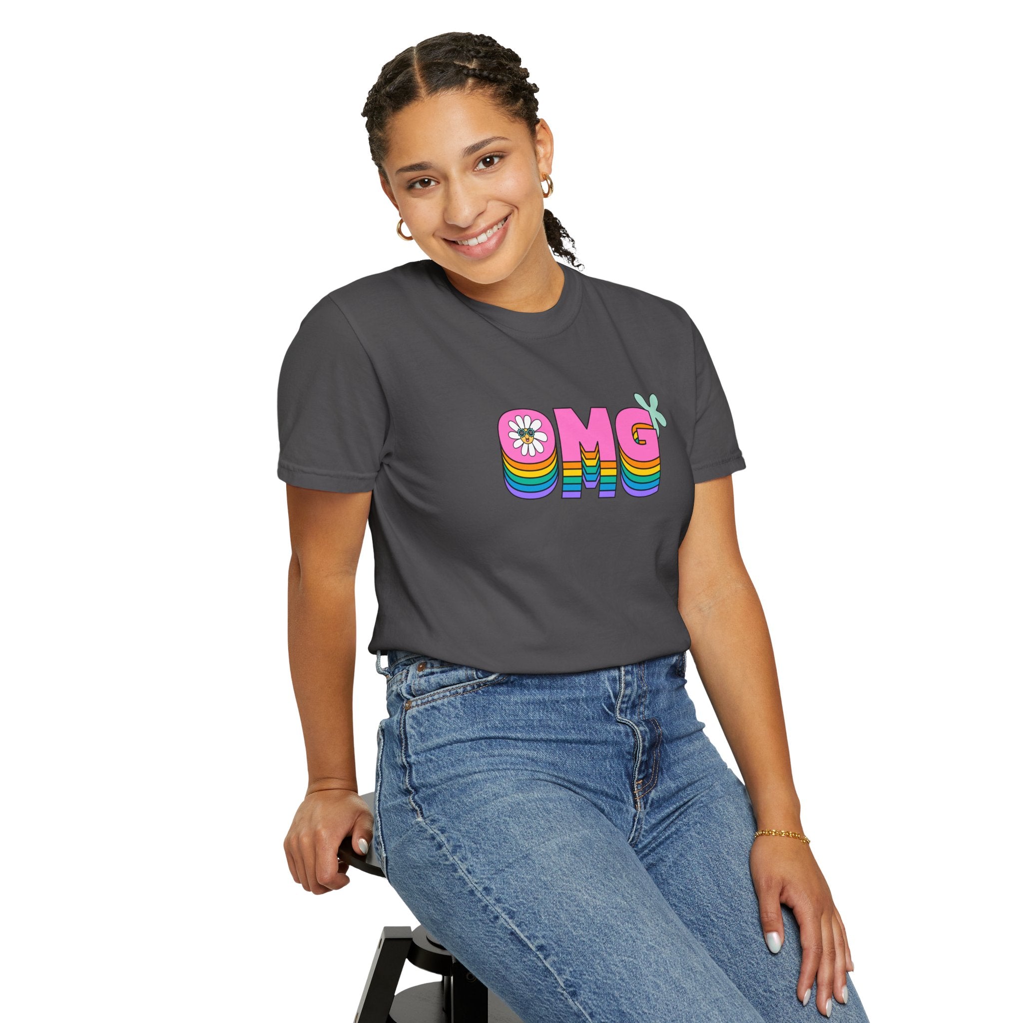 01 - Colorful retro tee 90s 80s / Tee rétro années 90 - 80
