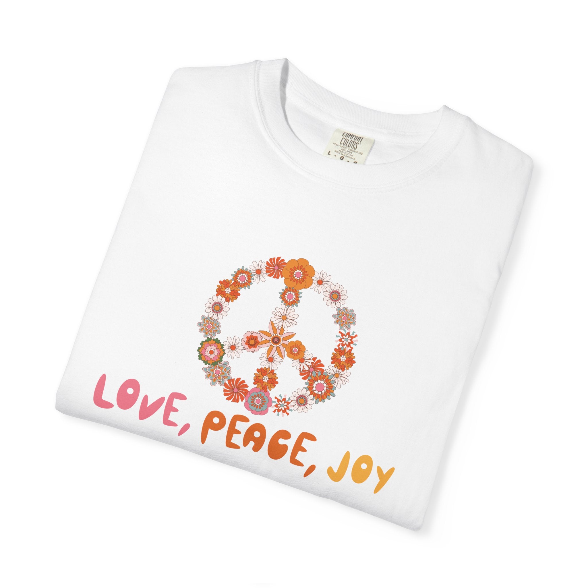 01- Woman Groovy Peance and love Tee /  Tee Peace and love Groovy