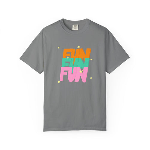 01 - Colorful retro Fun tee 90s 80s / Tee coloré rétro Fun années 90 - 80