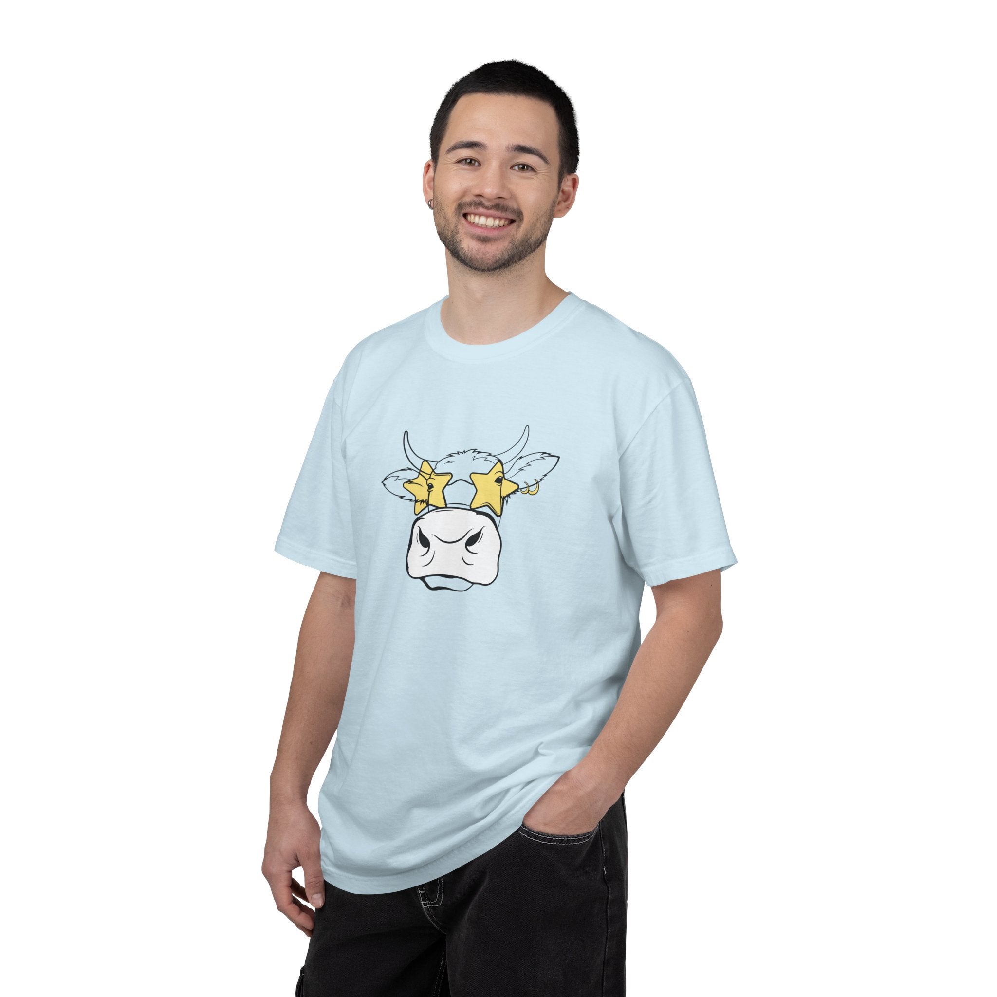 01 - Unisex Funny Cow Tee  / Tee unisex vache drôle