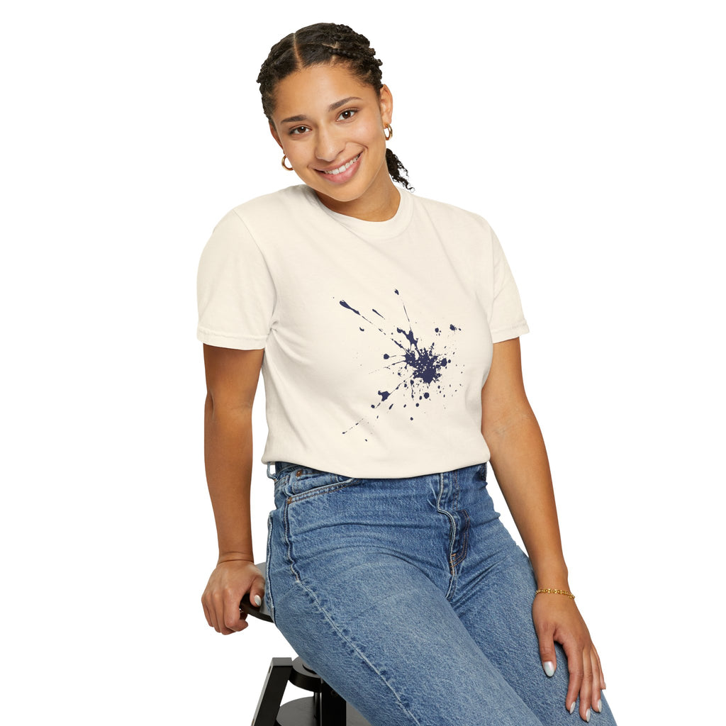 01- Unisex Paint splatter Tee