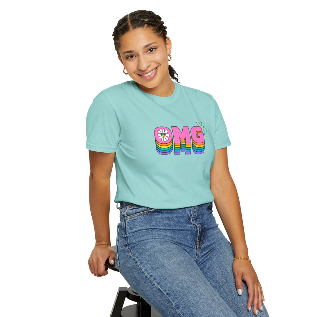 01 - Colorful retro tee 90s 80s / Tee rétro années 90 - 80