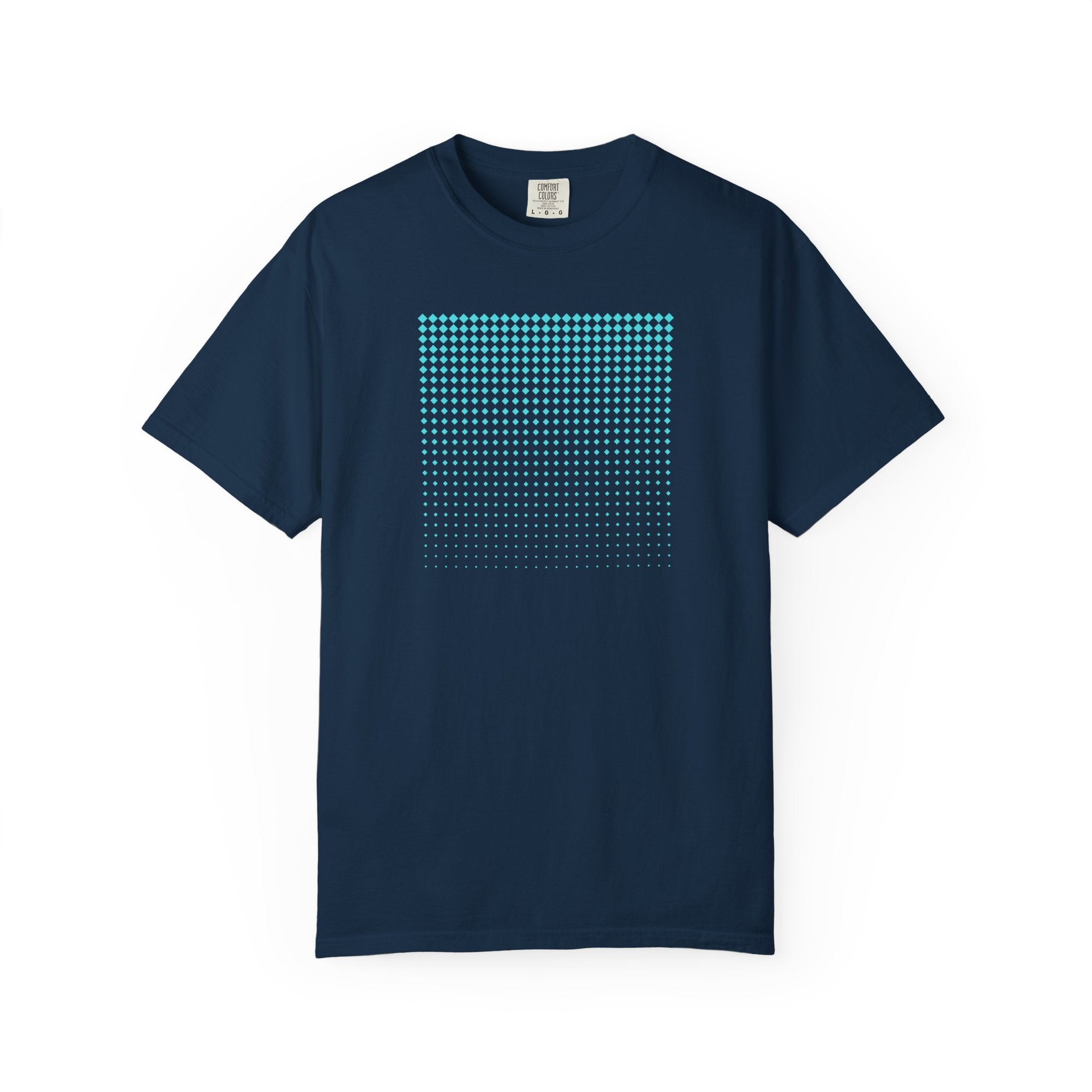 01- Unisex Blue Tech Tee