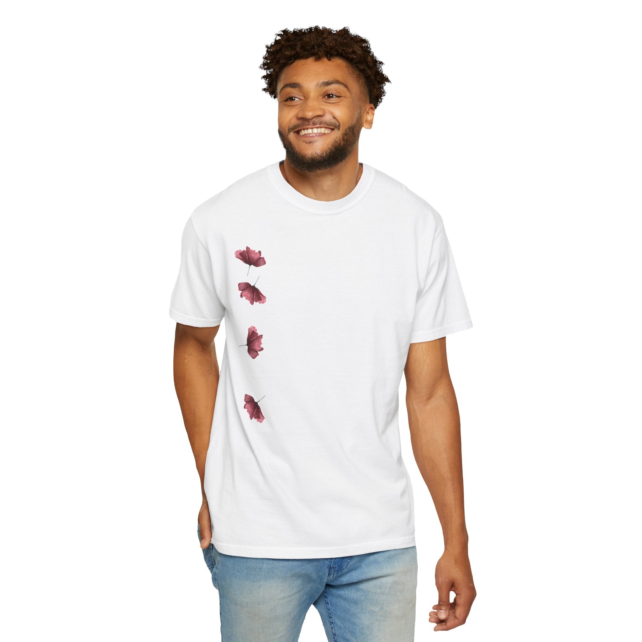 01 - Minimal Flower spring Tee
