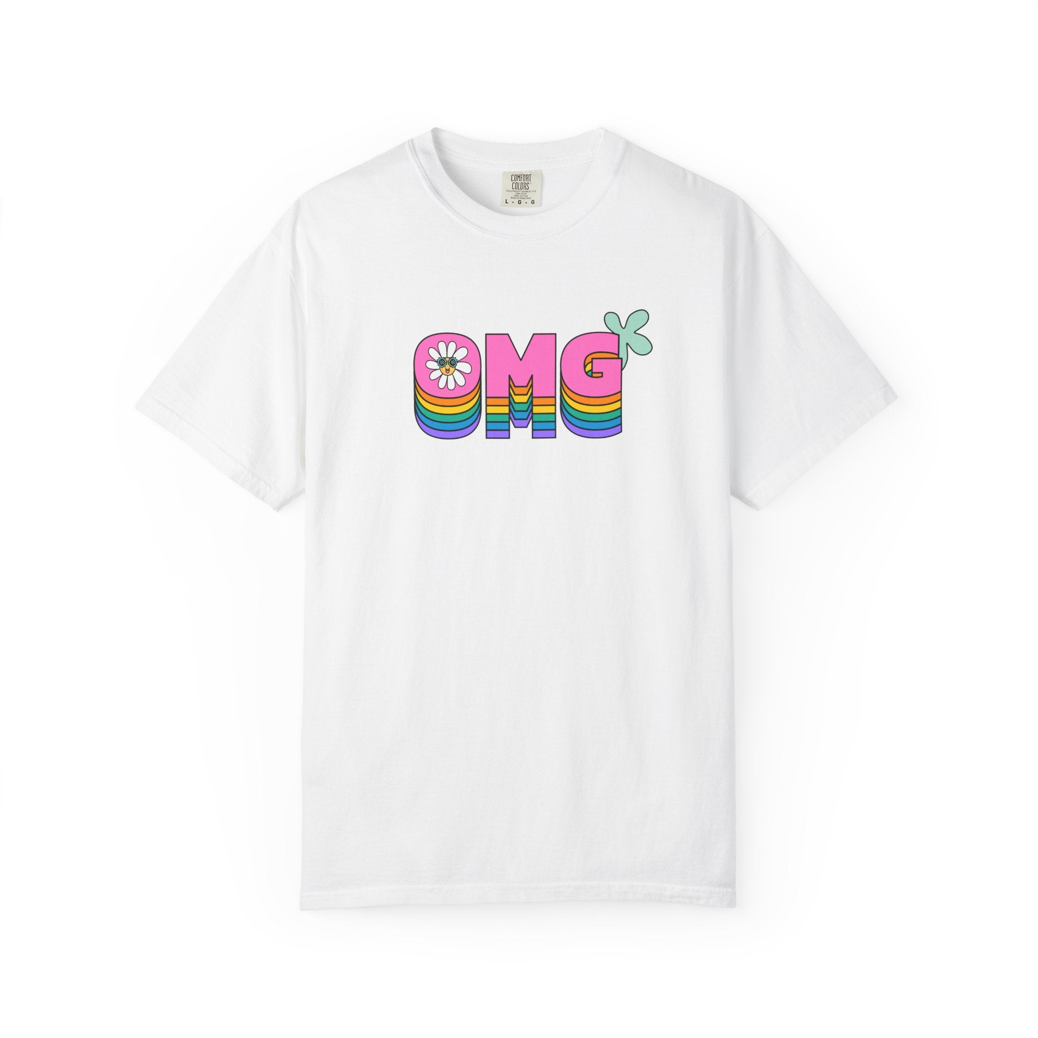 01 - Colorful retro tee 90s 80s / Tee rétro années 90 - 80