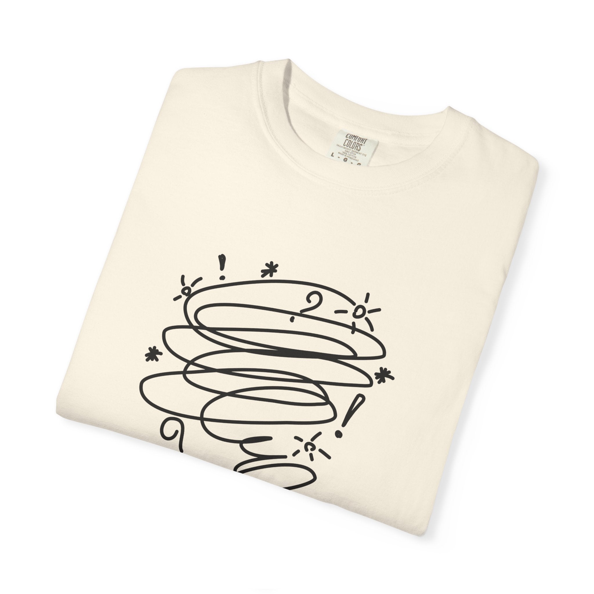 01- Minimal hand drawing Tee / Tee minimaliste dessin