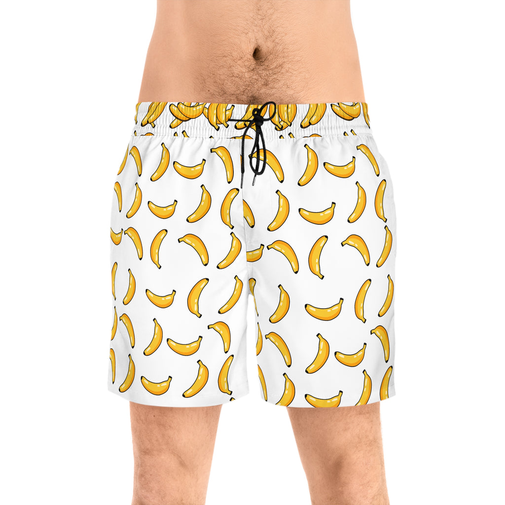 Badeshorts für Herren mit Bananen-Print