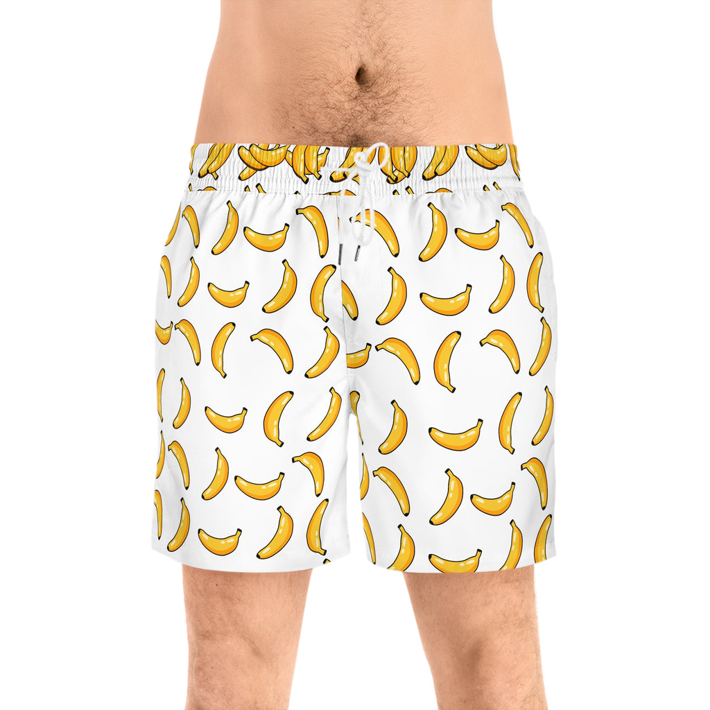 Badeshorts für Herren mit Bananen-Print