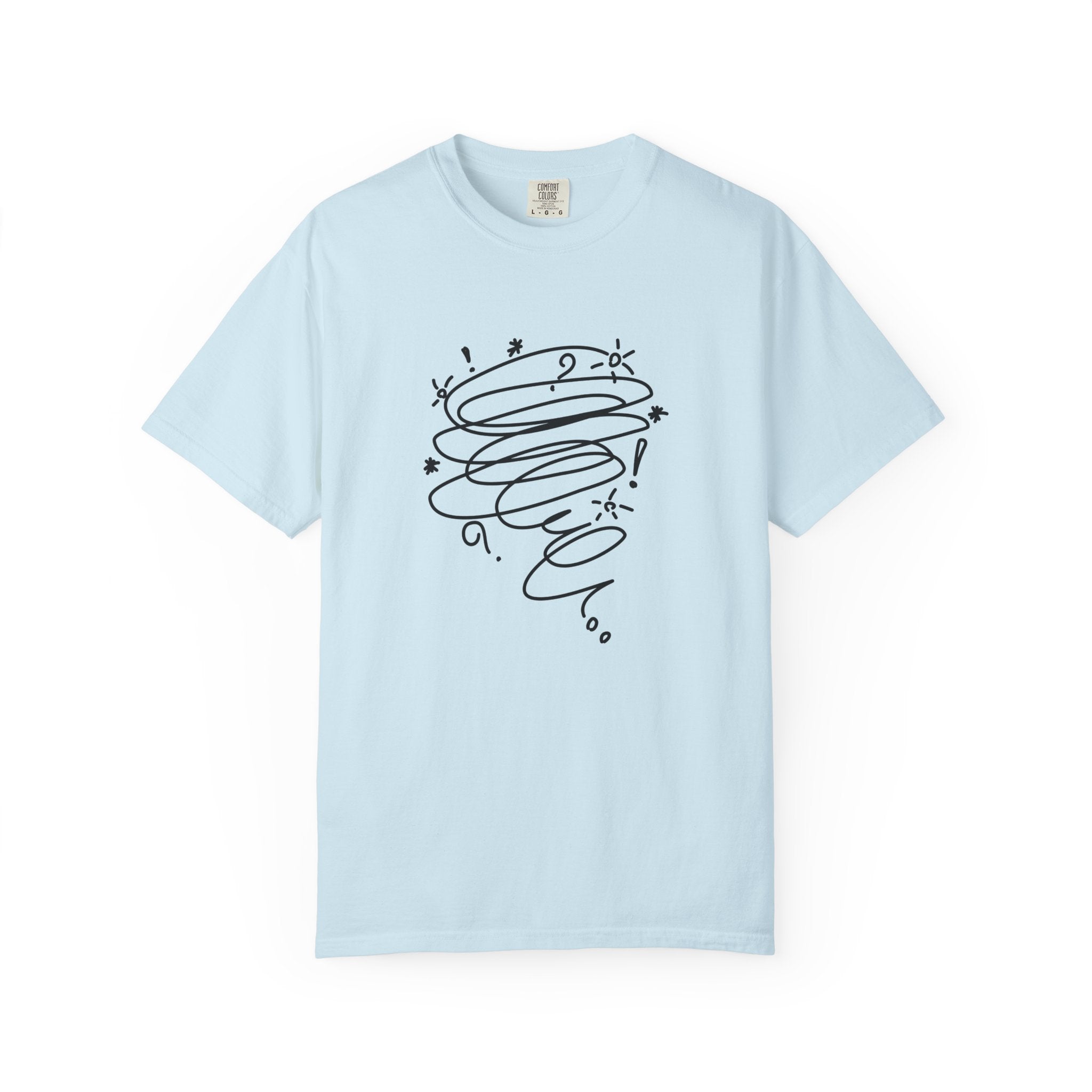 01- Minimal hand drawing Tee / Tee minimaliste dessin