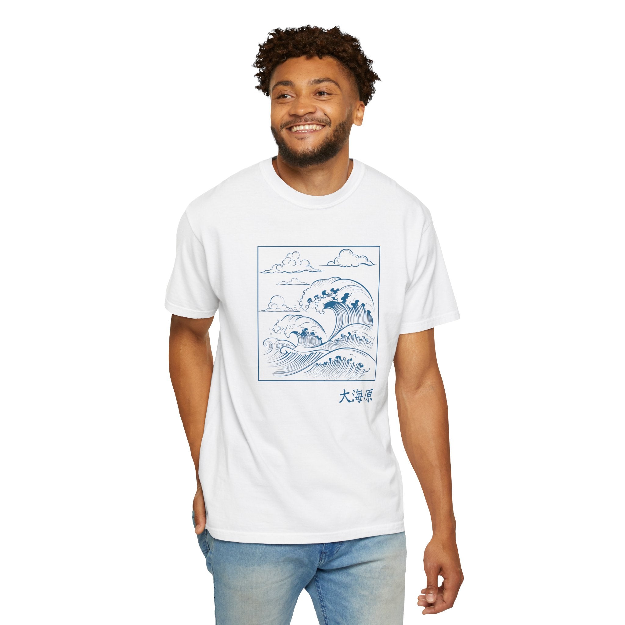 01 - Japanese Wave Tee  / Tee Vague Japonaise
