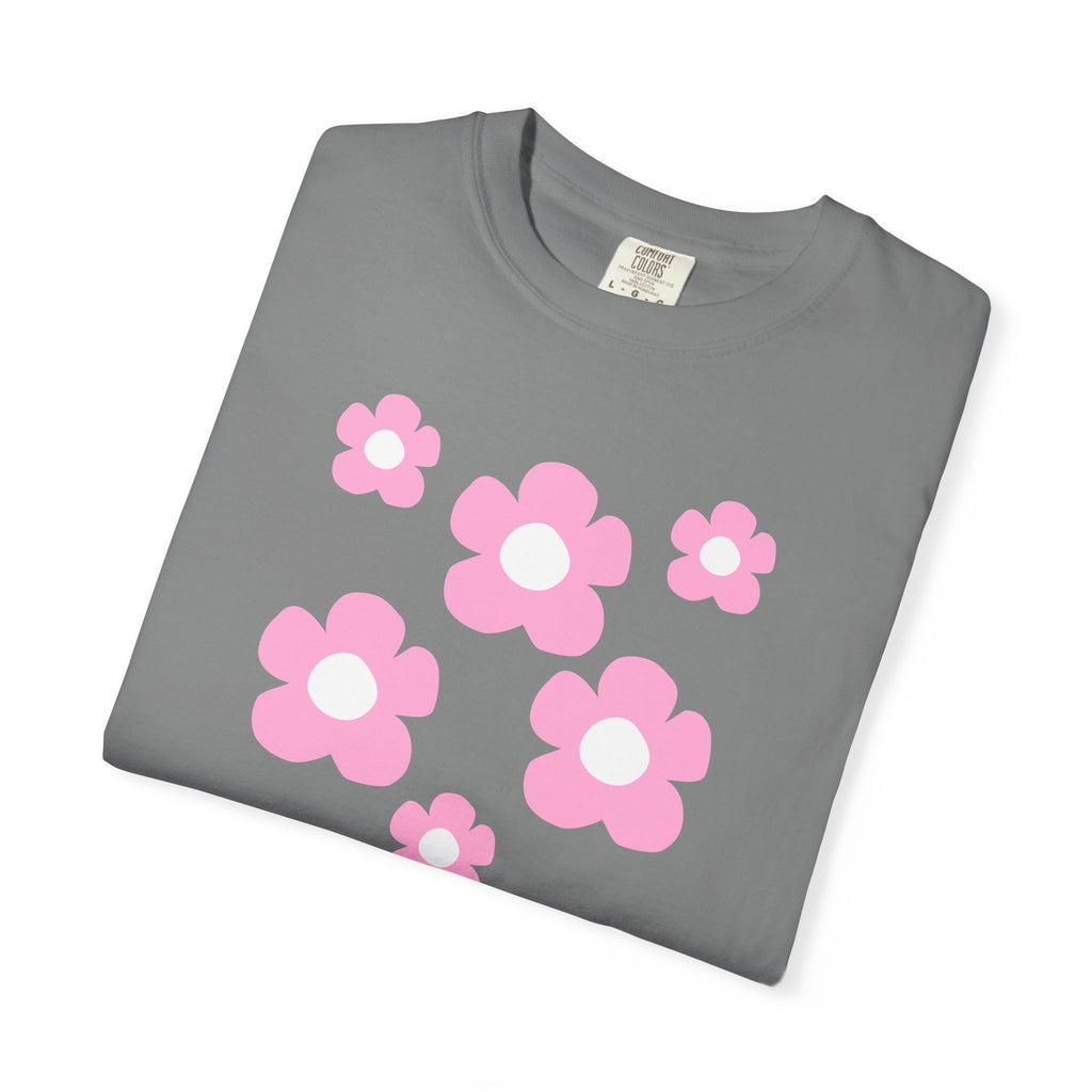 01 - Woman Minimal Groovy Flower Tee / Tee Minimaliste Fleur Fleur Groovy
