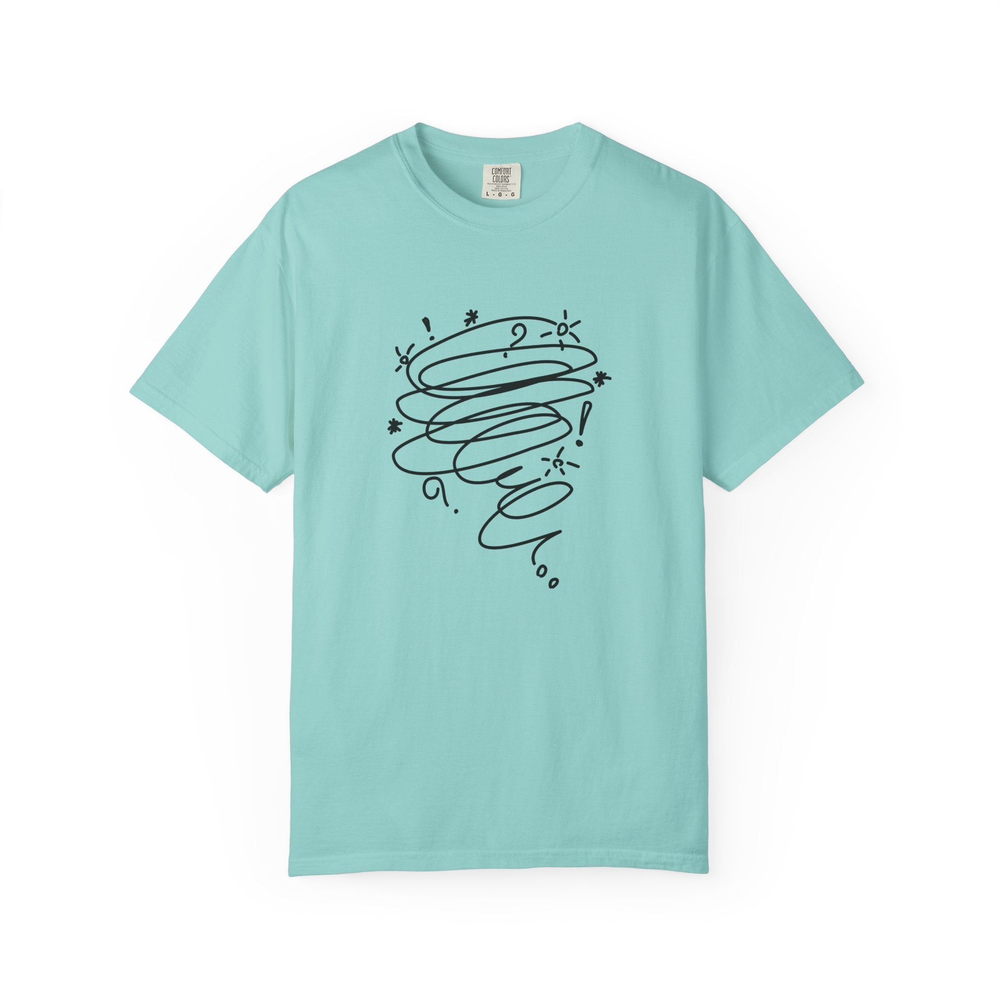 01- Minimal hand drawing Tee / Tee minimaliste dessin