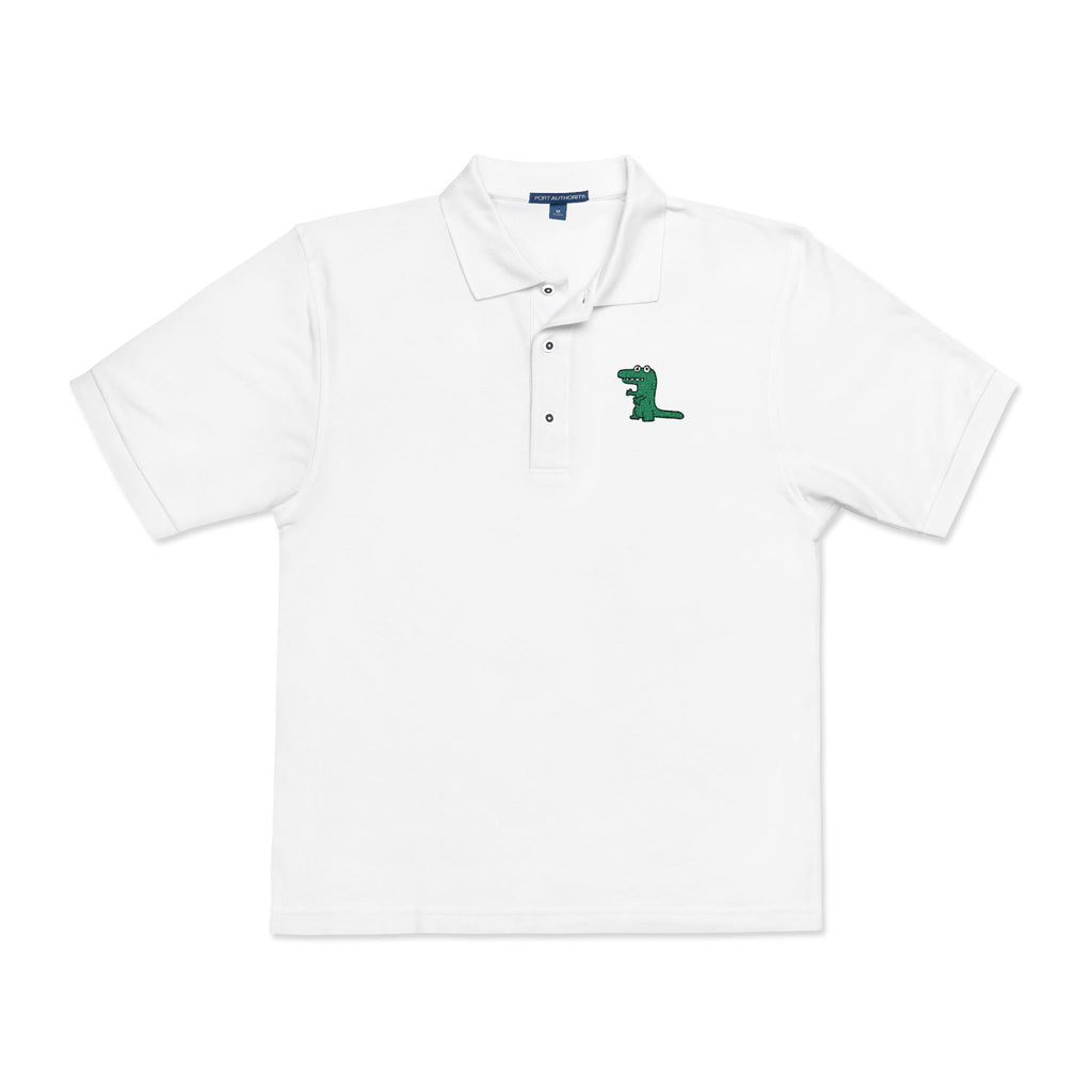 01- Embroidered Dino Polo Shirt / Broderie Dino Polo