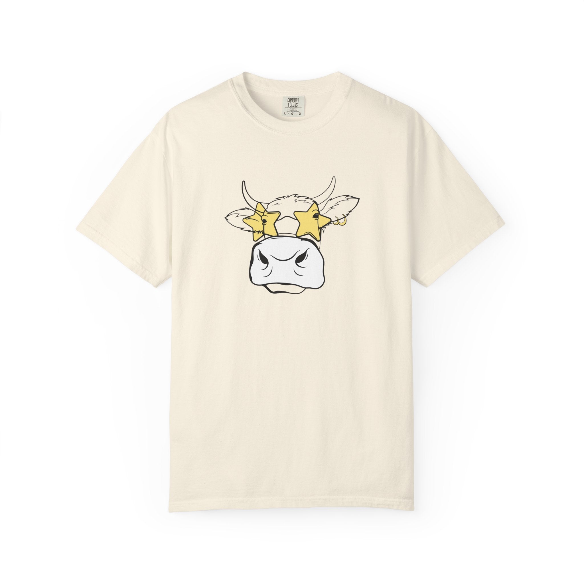 01 - Unisex Funny Cow Tee  / Tee unisex vache drôle