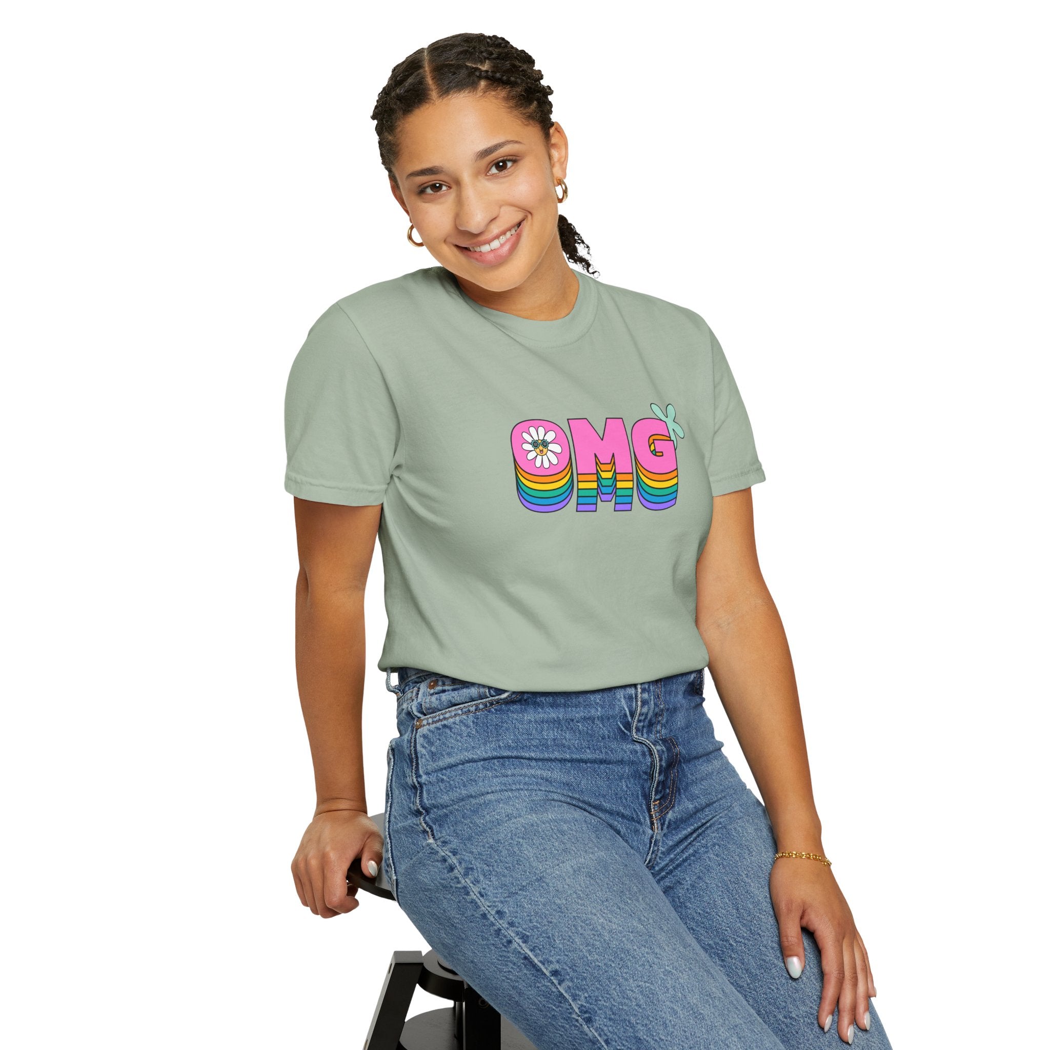 01 - Colorful retro tee 90s 80s / Tee rétro années 90 - 80