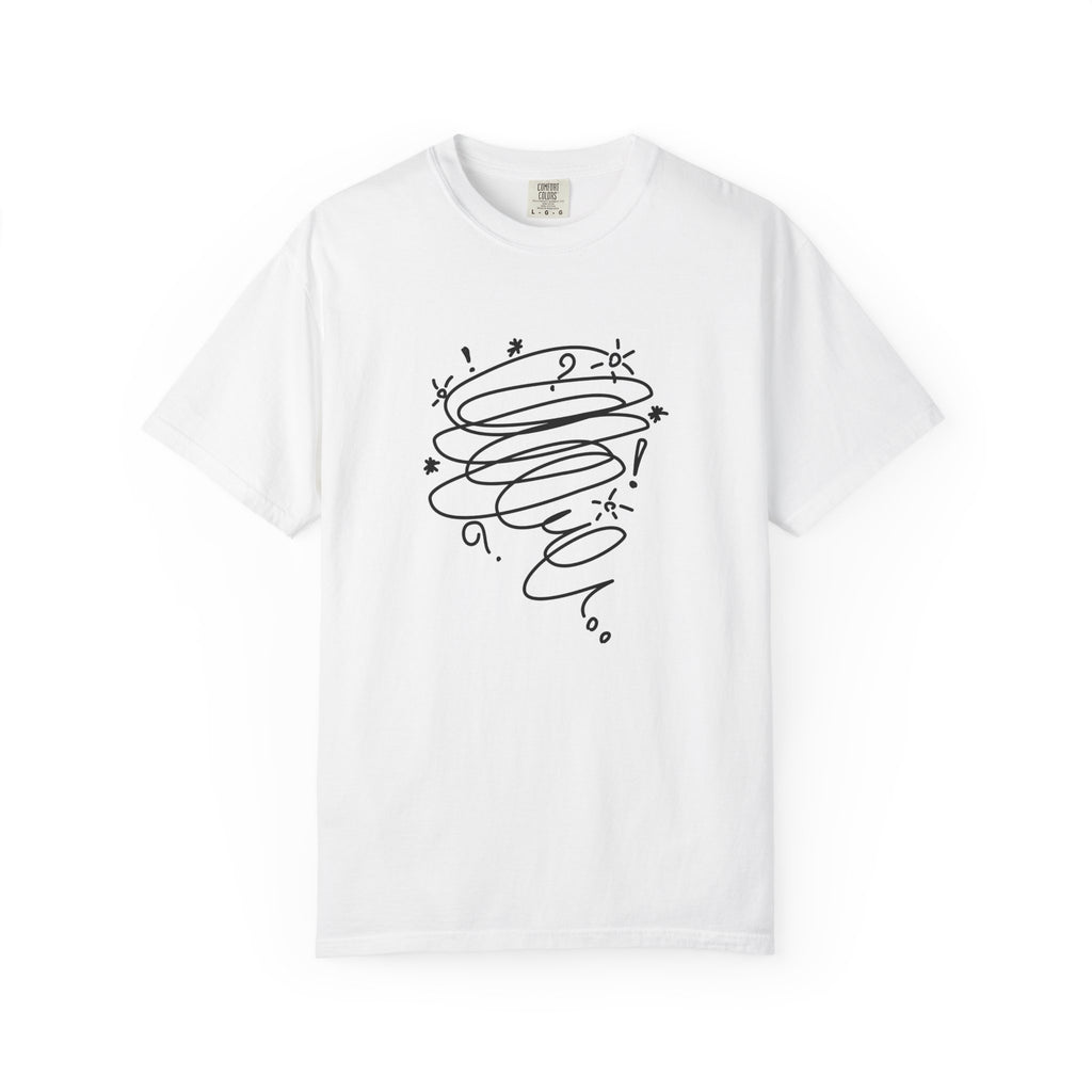 01- Minimal hand drawing Tee / Tee minimaliste dessin