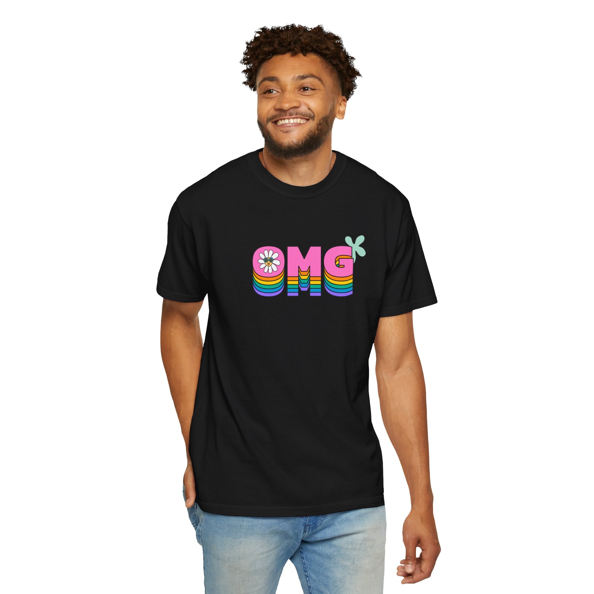 01 - Colorful retro tee 90s 80s / Tee rétro années 90 - 80