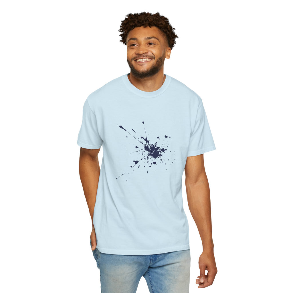 01- Unisex Paint splatter Tee
