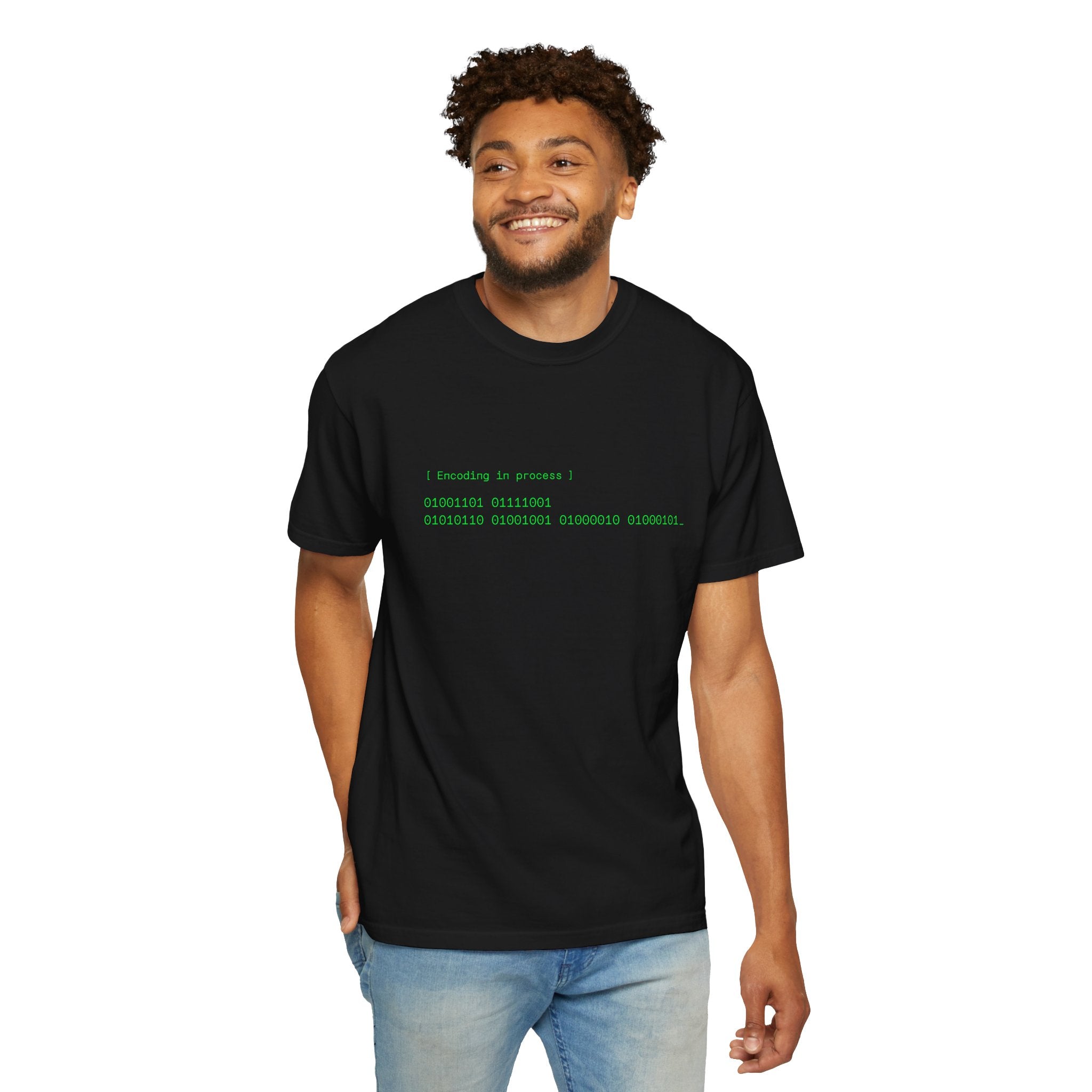 01- Binary codes Encoding graphic Tee