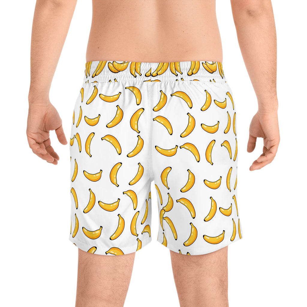 Badeshorts für Herren mit Bananen-Print