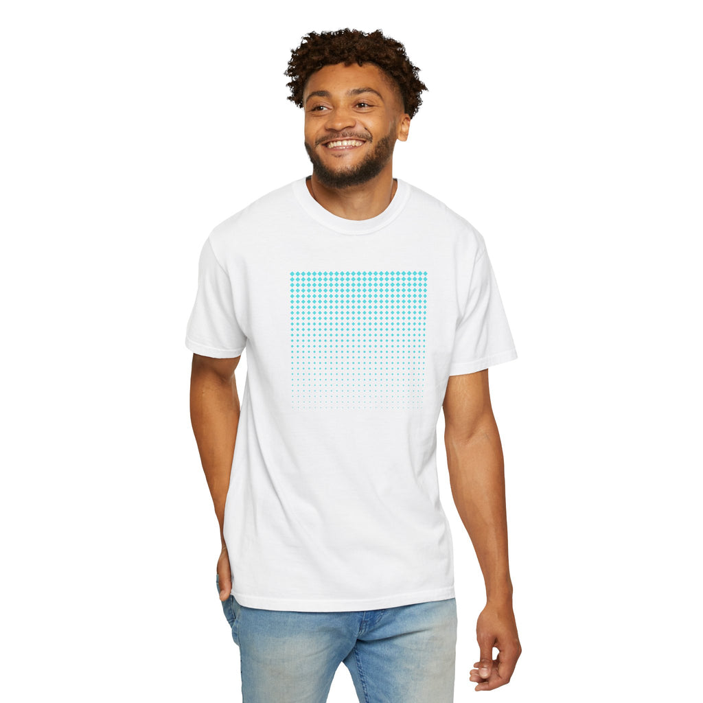 01- Unisex Blue Tech Tee
