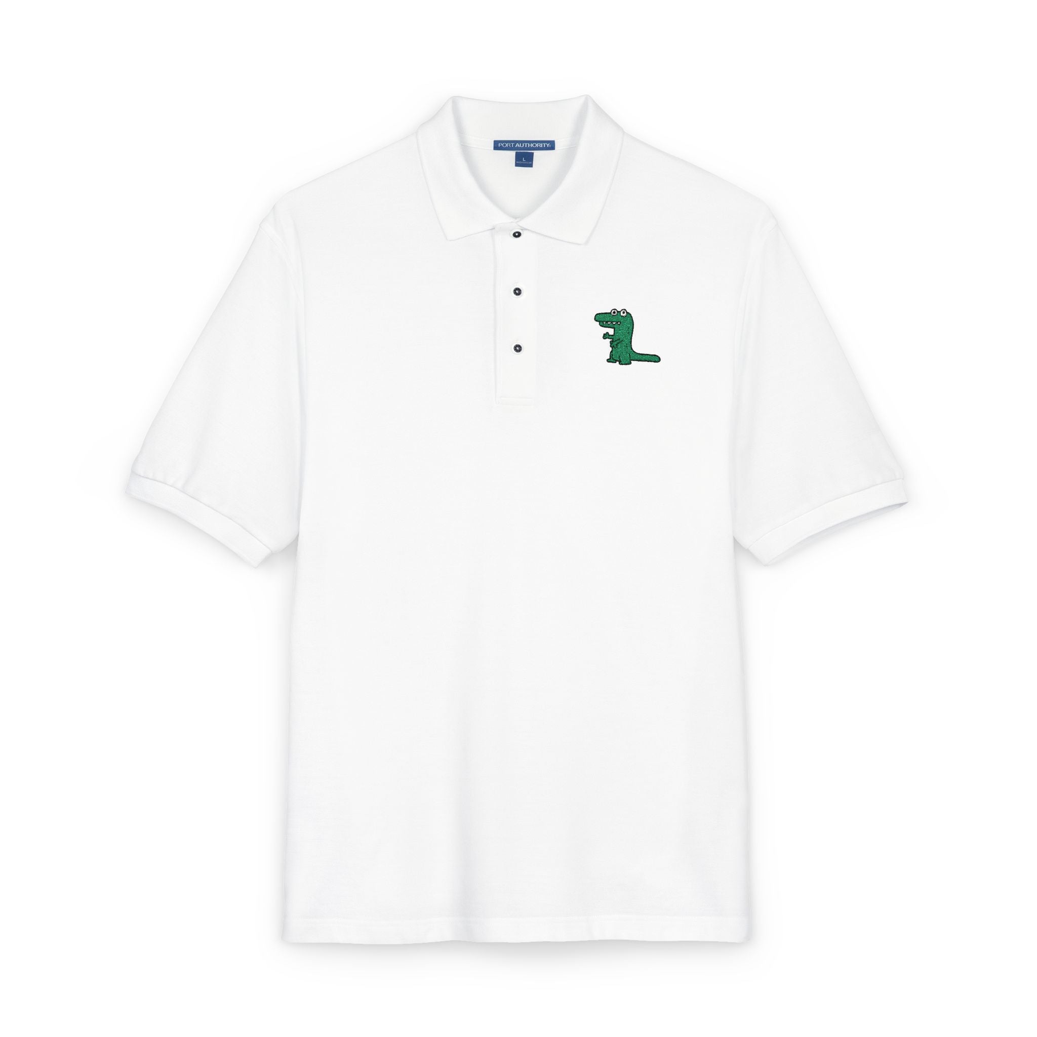 01- Embroidered Dino Polo Shirt / Broderie Dino Polo