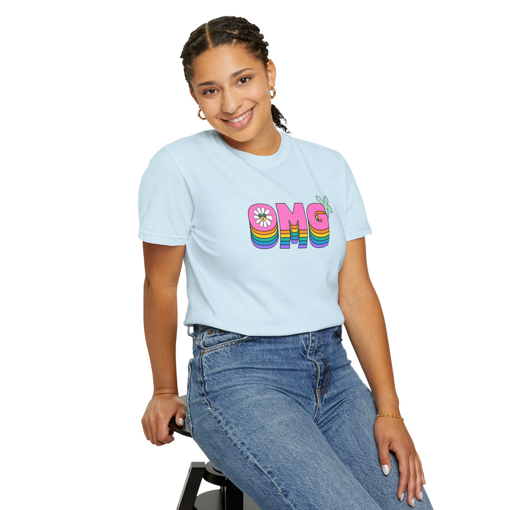 01 - Colorful retro tee 90s 80s / Tee rétro années 90 - 80