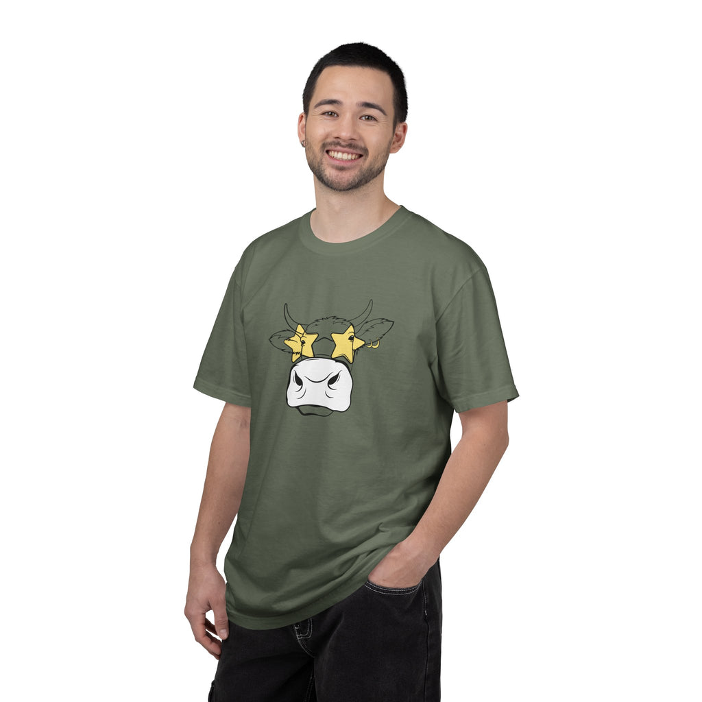 01 - Unisex Funny Cow Tee  / Tee unisex vache drôle