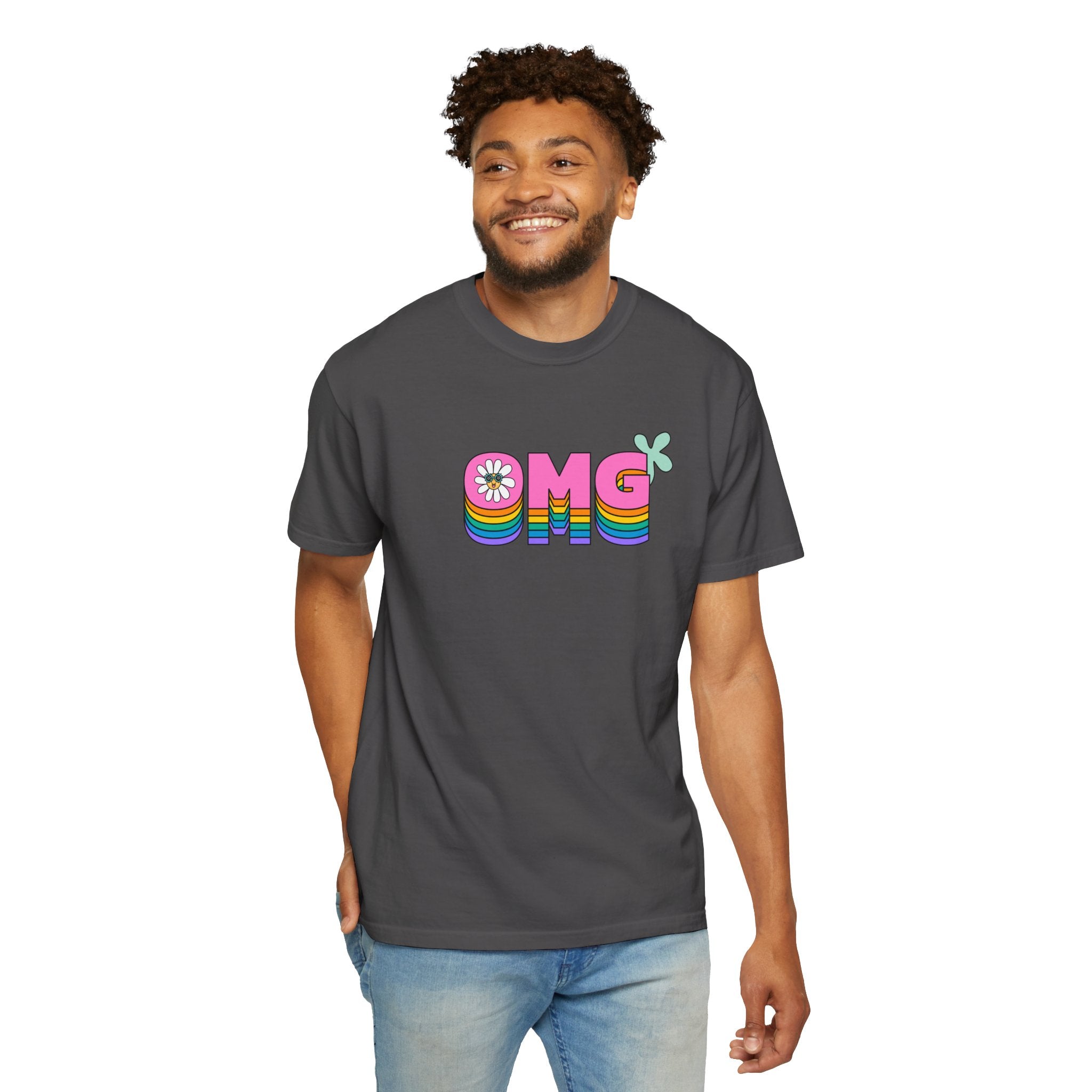 01 - Colorful retro tee 90s 80s / Tee rétro années 90 - 80