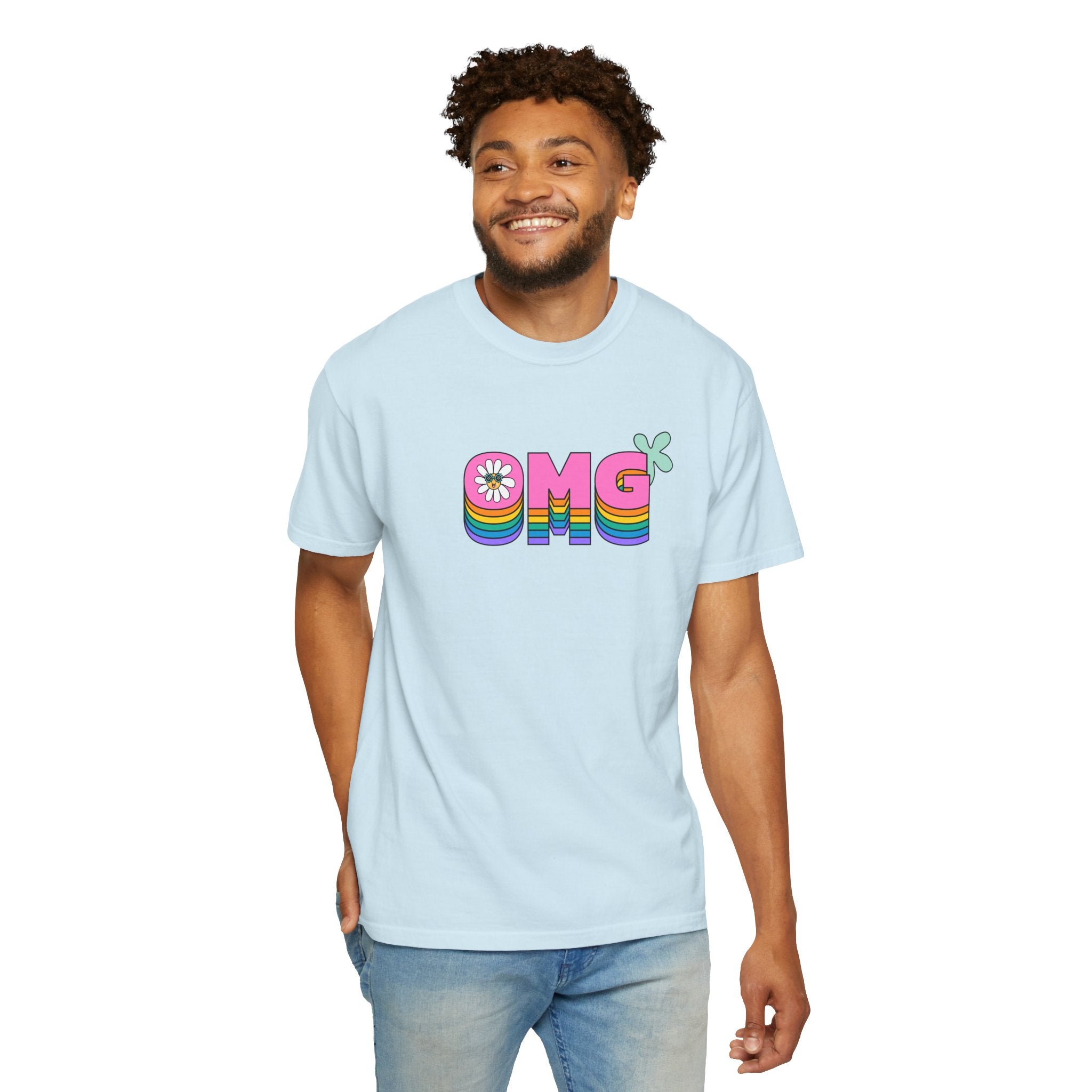 01 - Colorful retro tee 90s 80s / Tee rétro années 90 - 80