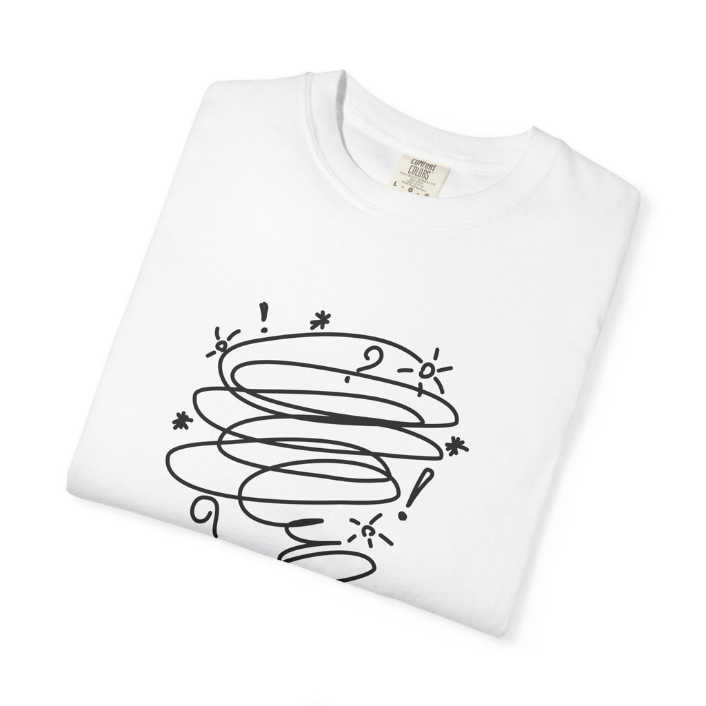 01- Minimal hand drawing Tee / Tee minimaliste dessin