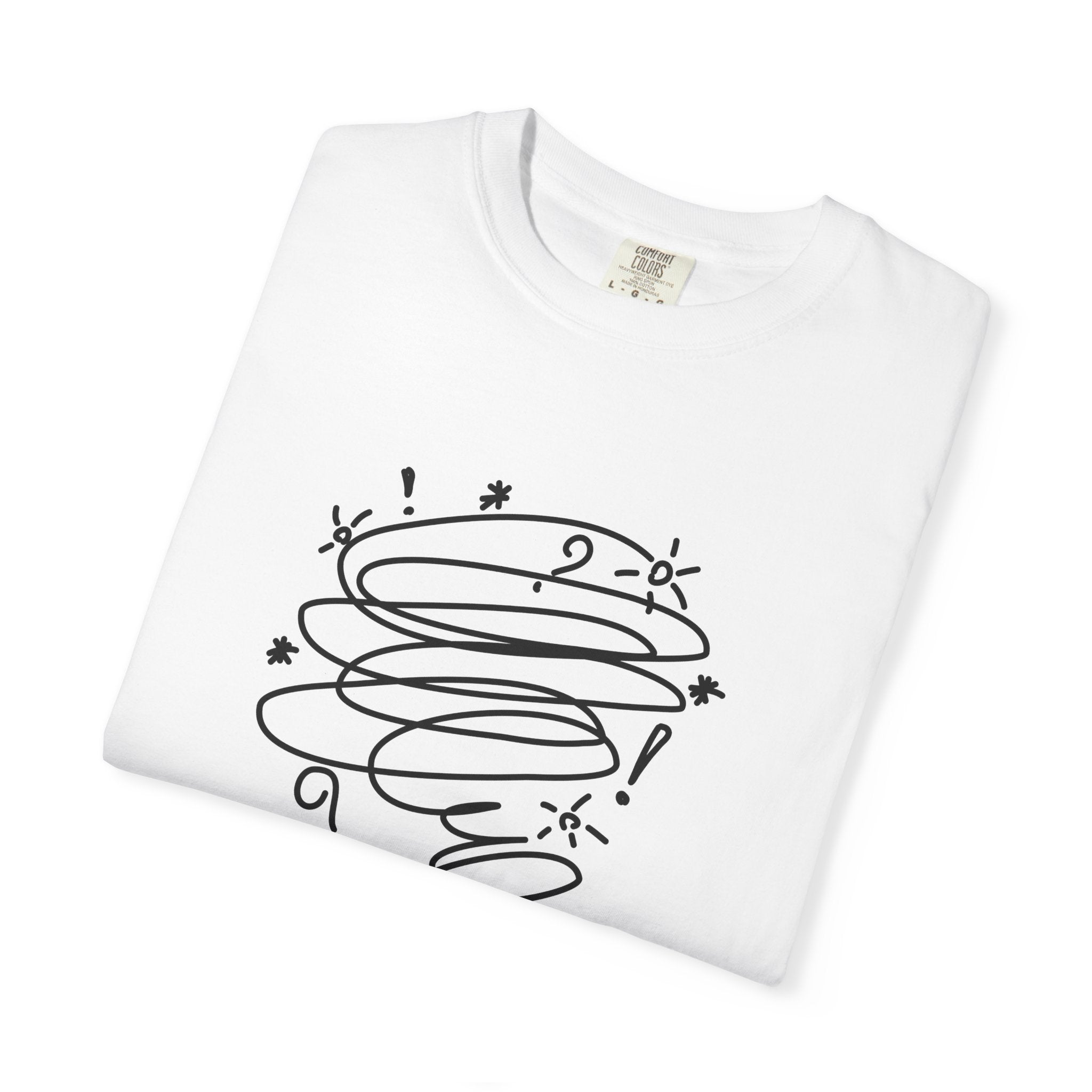 01- Minimal hand drawing Tee / Tee minimaliste dessin