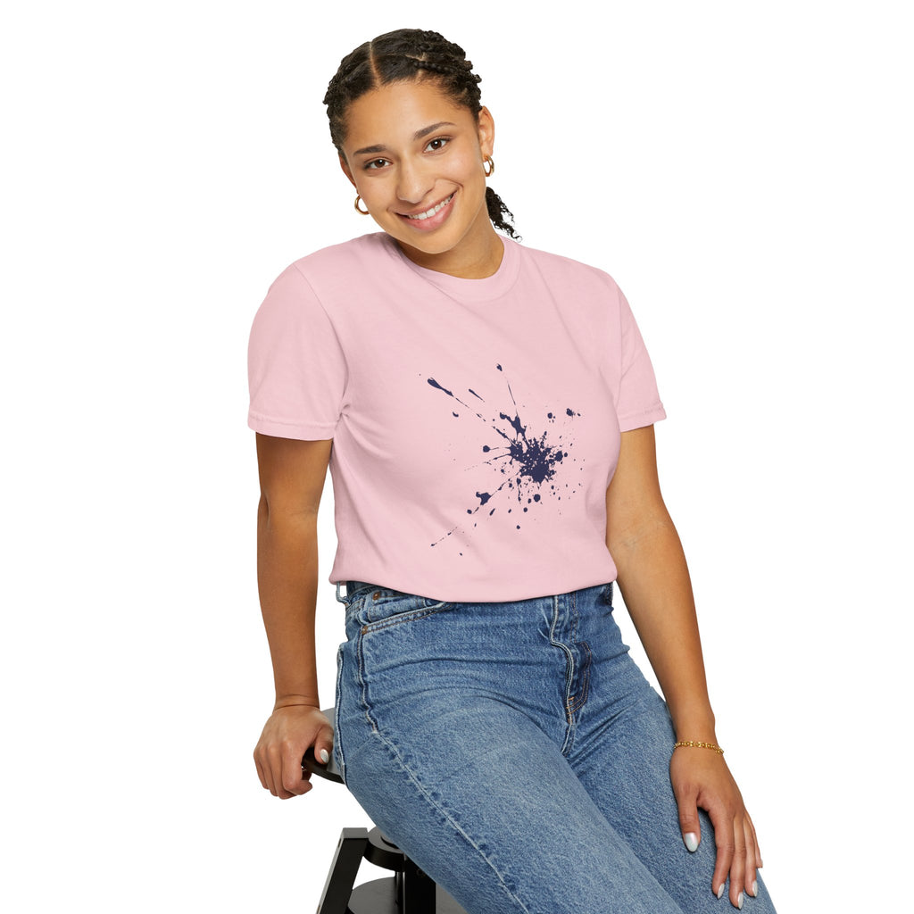 01- Unisex Paint splatter Tee