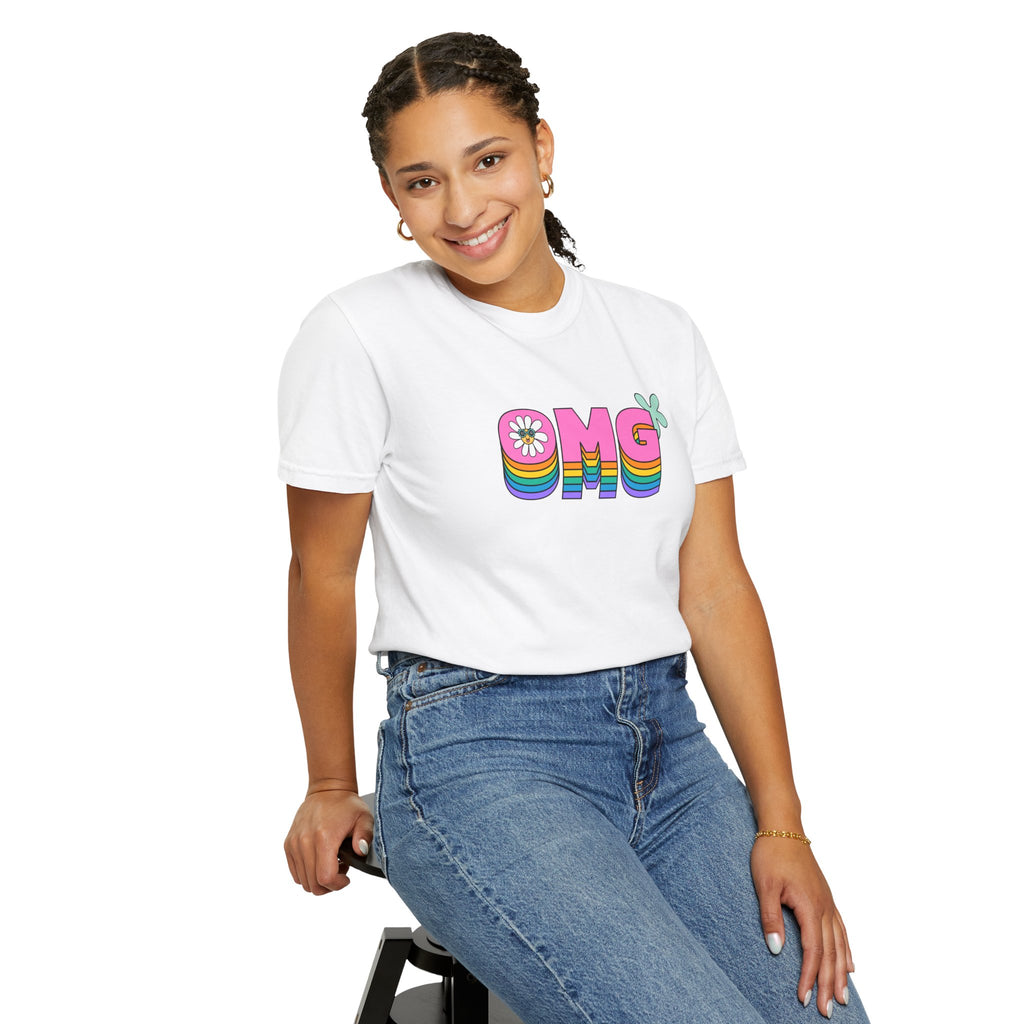 01 - Colorful retro tee 90s 80s / Tee rétro années 90 - 80