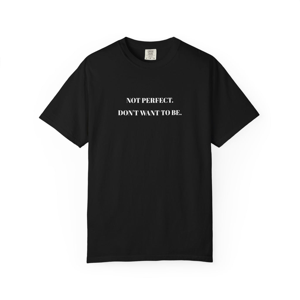 01 - I am not Perfect Black Vibe Tee