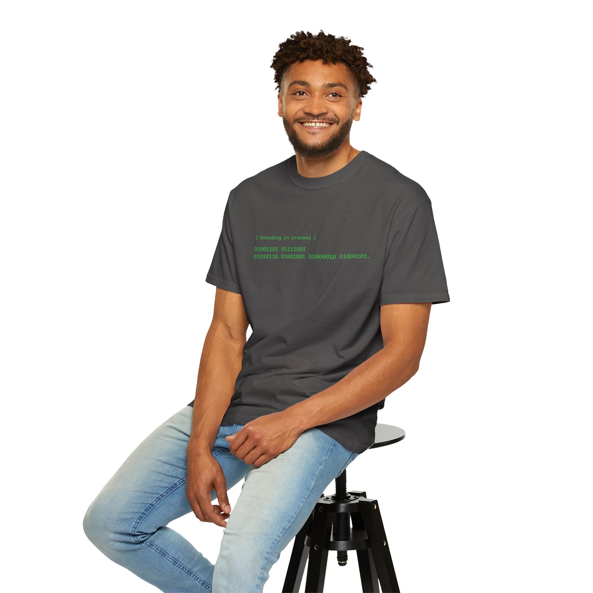 01- Binary codes Encoding graphic Tee