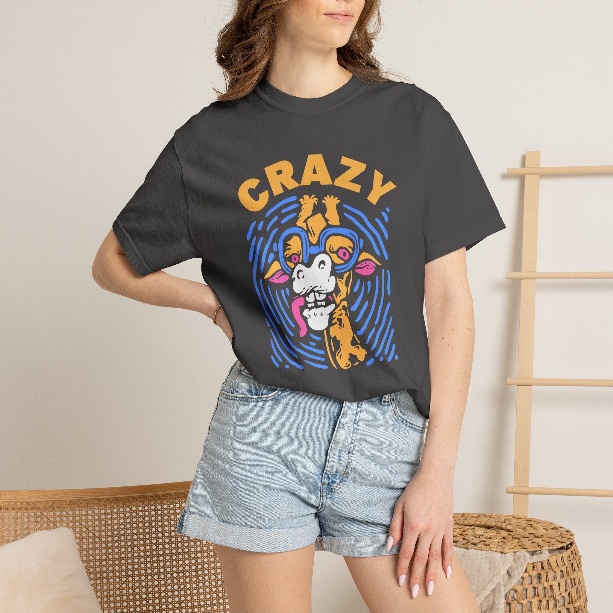01 - Crazy giraffe Vibe Tee